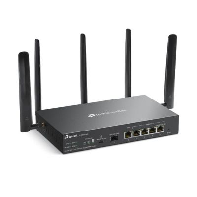 3. TP-Link Omada ER706W-4G Wireless Gigabit Ethernet Dual-band Router (2.4 GHz/5 GHz) Black