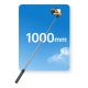 10. Selfie stick WHS1Y telescopic tripod 1m with phone holder - black