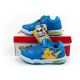 10. Leomil children's sports shoes Pokemon sneakers lightweight with velcro LED blue