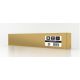4. GEMBIRD RACK POWER STRIP (PDU) 10-OUTLET C13, 1U, 16A, C20 PLUG, 2M