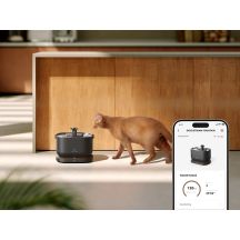 Petlibro Dockstream Smart Feeder/Water for Dogs or Cats Acrylonitrile Butadiene Styrene Copolymer (ABS), Stainless Steel Black Cat Automatic Waterer for Pets