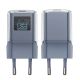3. Acefast A53 PD 30W GaN USB-C charger with display - gray