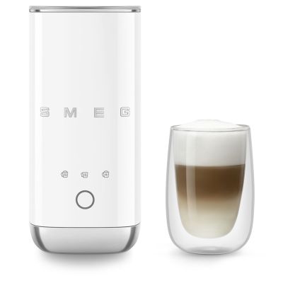 19. Smeg MFF02WHEU Milk Frother White 50's Style (milk heating, hot frothing and cold frothing)