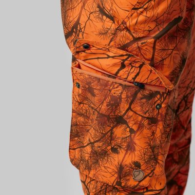 5. Fjällräven Brenner Pro Winter Trousers M Orange Multi Camo (F87322-261)