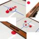 13. 3-in-1 ROTARY GAME TABLE, BILLIARDS, TABLE FOOTBALL, AIR HOOK-UP 121x89x84.5CM