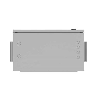 6. WALL-HUNG RACK CABINET 10" HERMETIC IP55 WALL/POLE MOUNTING 340X250X500 GRAY LANBERG (ASSEMBLED)