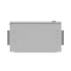 6. WALL-HUNG RACK CABINET 10" HERMETIC IP55 WALL/POLE MOUNTING 340X250X500 GRAY LANBERG (ASSEMBLED)