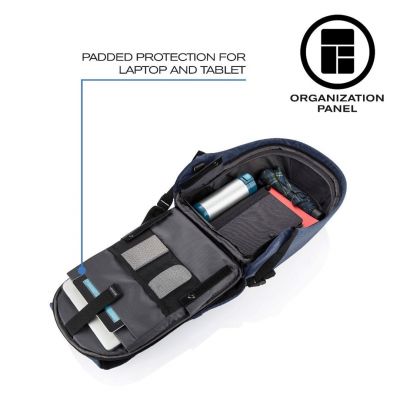 8. XD DESIGN ANTI-THEFT BACKPACK BOBBY HERO SMALL NAVY BLUE P/N: P705.705