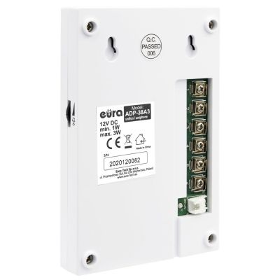5. EURA ADP-38A3 ENTRA intercom, (white)