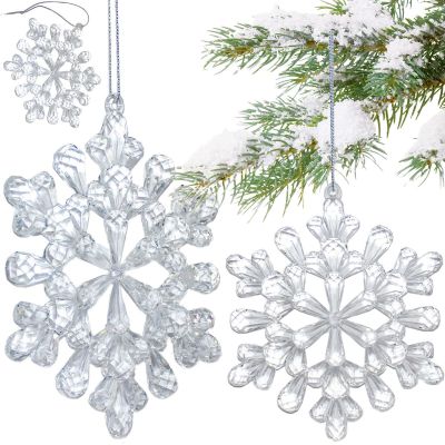 SNOWFLAKE HANGING DECORATION 12x12 CM PATTERN 3