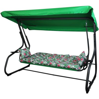 8. 3-SEAT GARDEN SWING MATYLDA WITH MOSQUITO NET