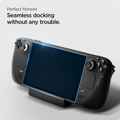 3. Spigen Glas.tR EZ Fit Tempered Glass for Steam Deck