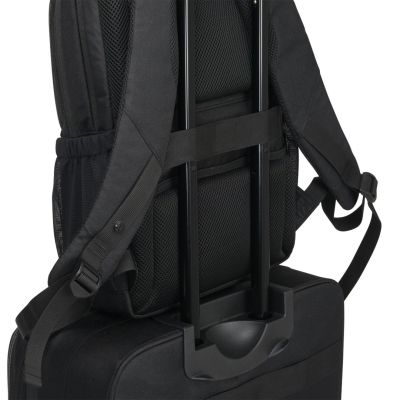6. DICOTA D31696 Backpack Black Polyethylene Terephthalate (PET)