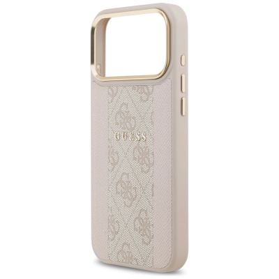 6. Guess 4G Stripe MagSafe Case for iPhone 17 Pro Max - Pink