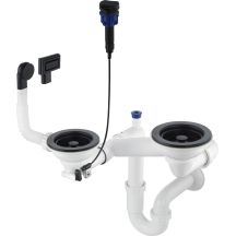 Syfon do zlewozmywaka granitowego 1.5- i 2-komorowego - Space-Saver ZXY N973 5907650876076