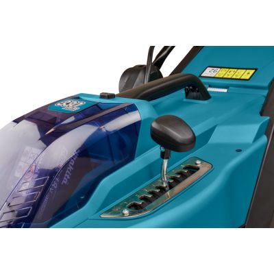 18. Makita DLM330RT Battery-Powered Push Lawn Mower, Black, Blue