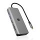 D ICY BOX IB-DK4061-CPD USB-C 12-Port 100W Docking Station