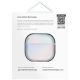 5. Uniq Iridescia case for AirPods 4 Hang Case - holo white
