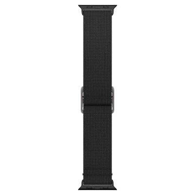 12. Spigen Fit Lite Strap for Apple Watch 4/5/6/7/8/9/SE/Ultra (42/44/45/49 mm) - Black