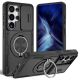 Samsung Galaxy S26 Ultra Case with Sliding Camera Cover and Swivel Stand Compatible with MagSafe - Black