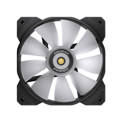 5. COUGAR CGR-CF-MHP12HB3-RGB Computer Case Air Cooler 12 cm Black, White 3 pcs.