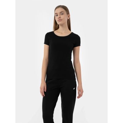 Women's regular plain T-shirt 4F 4FMM00TTSHF731-20S