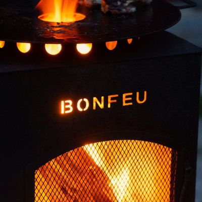 24. BonFeu BonCarré Garden Fireplace Black 3503