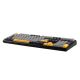 22. gasket F108 Gray+Orange+Deep Gray Volcano switch RGB AULA keyboard