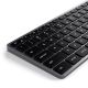 4. Satechi Slim W3 Keyboard with Numeric Keypad USB-C (Space Gray) US