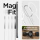 11. Spigen Ultra Hybrid Mag Case with MagSafe for iPhone 15 Plus - White