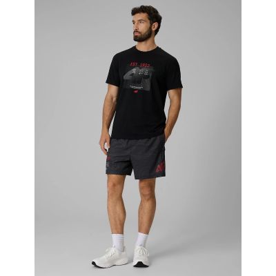 3. Men's regular printed T-shirt 4F 4FRSS26TTSHM4039-20S