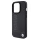 6. BMW MagSafe Leather Hot Stamp case for iPhone 15 Pro - black