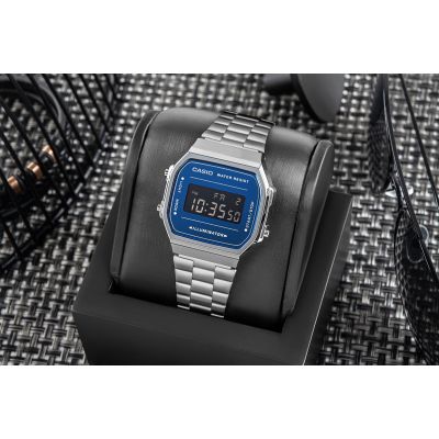 5. Men's Watch CASIO VINTAGE A168WEM-2BEF + BOX