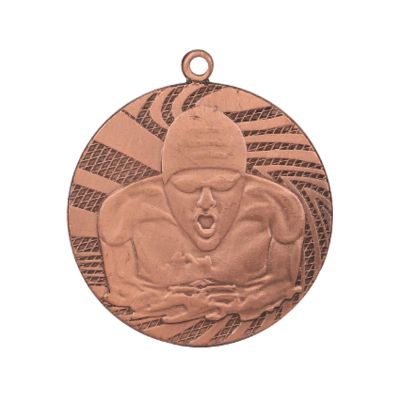 2. Bronze medal - swimming - steel medal