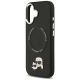 6. Karl Lagerfeld Karl & Choupette Pins MagSafe Case for iPhone 17 - Black