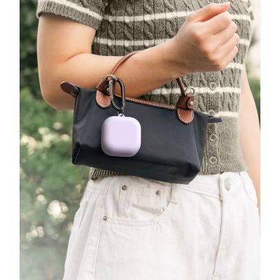 5. Ringke Silicone Case for Samsung Galaxy Buds 4 / 4 Pro - Purple