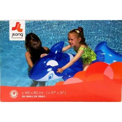 19. INFLATABLE WHALE 135X73X60CM 37215