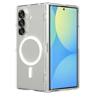 11. Spigen Tough Armor Pro Mag MagSafe Case for Samsung Galaxy Z Fold 7 - Clear and White