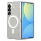 11. Spigen Tough Armor Pro Mag MagSafe Case for Samsung Galaxy Z Fold 7 - Clear and White
