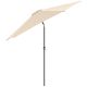 12. GARDEN UMBRELLA 300CM FOLDING BEIGE
