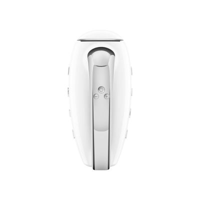6. Smeg HMF01WHEU hand mixer in cream with a retro 1950s style.