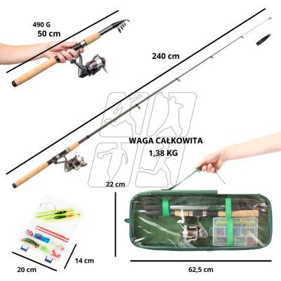 6. MacGyver Big Fish 41 W 1 Fishing Kit 102279