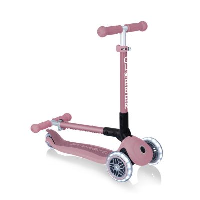 3. Globber Foldable Lights ECOlogic Berry 692-510 3-Wheel Scooter