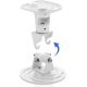 7. TECHLY CEILING PROJECTOR MOUNT 22CM 10KG WHITE