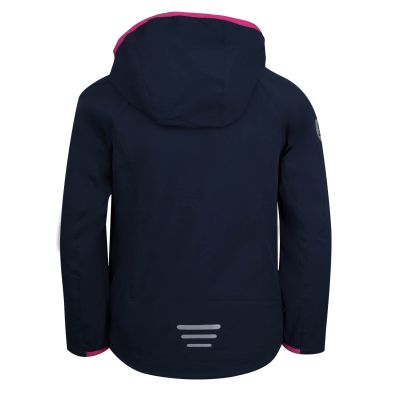 2. Girls’ Stretch Jacket Trollkids Girls Kvalvika Jacket navy/magenta (329-114)