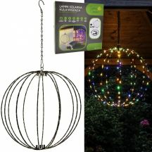SOLAR HANGING LAMP BALL 30CM 120 LED MULTICOLOR