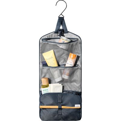 2. Deuter Wash Bag I travel cosmetic bag, black