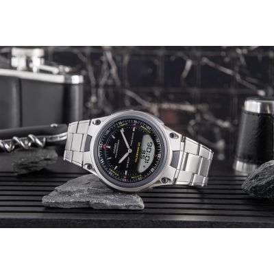 2. Men's Watch CASIO DUAL AW-80D-1AVDF + BOX