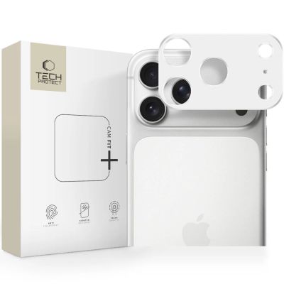 Tech-Protect Camalloy Fit+ Camera Cover for iPhone 17 Pro - Silver
