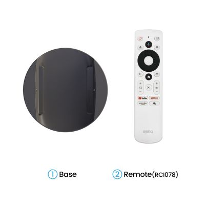 15. Benq GV50 Projector | Full HD (1920x1080) | 500 ANSI Lumens | White/Gray | Wi-Fi